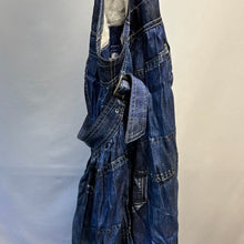 Load image into Gallery viewer, JUNYA WATANABE MAN PINK ジュンヤワタナベマンピンク 12SS デニム転写プリントサロペットスカート UI-S002 13888
