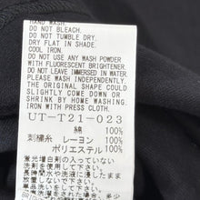 Load image into Gallery viewer, S&#39;YTE by yohji yamamoto サイト ヨウジヤマモト TYROLEAN EMBROIDERY COLLARLESS LONG CARDIGAN ノーカラー刺繍ロングカーディガン UT-T21-023 3 ブラック 14819
