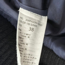 이미지를 갤러리 뷰어에 로드 , ENFOLD エンフォルド 22AW ソフトラムメルトンブルゾン 300FA230-1930 38 ネイビー R14664
