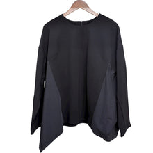 画像をギャラリービューアに読み込む, HeRIN.CYE ヘリンドットサイ Ponte docking flare tops ポンチドッキングフレアロングスリーブTシャツ カットソー 530HSM80-0190 F ブラック 15004
