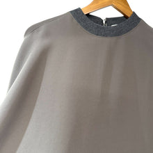 이미지를 갤러리 뷰어에 로드 , ENFOLD エンフォルド 22AW CURVE-HEM KNIT SLEEVE PULLOVER ニットスリーブオーバーサイズカットソー 300FA270-2700 38 ブラウン 14804
