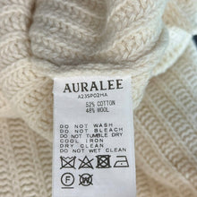 Lade das Bild in den Galerie-Viewer, AURALEE オーラリー 23SS BRUSHED COTTON WOOL RIB KNIT SKIPPER POLO スキッパーニットポロシャツ A23SP02HA 4 ホワイト 15717
