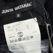 画像をギャラリービューアに読み込む, JUNYA WATANABE ジュンヤワタナベ 25SS コットンバックサテンベルテッドスカート JO-S003 S ブラック 14832
