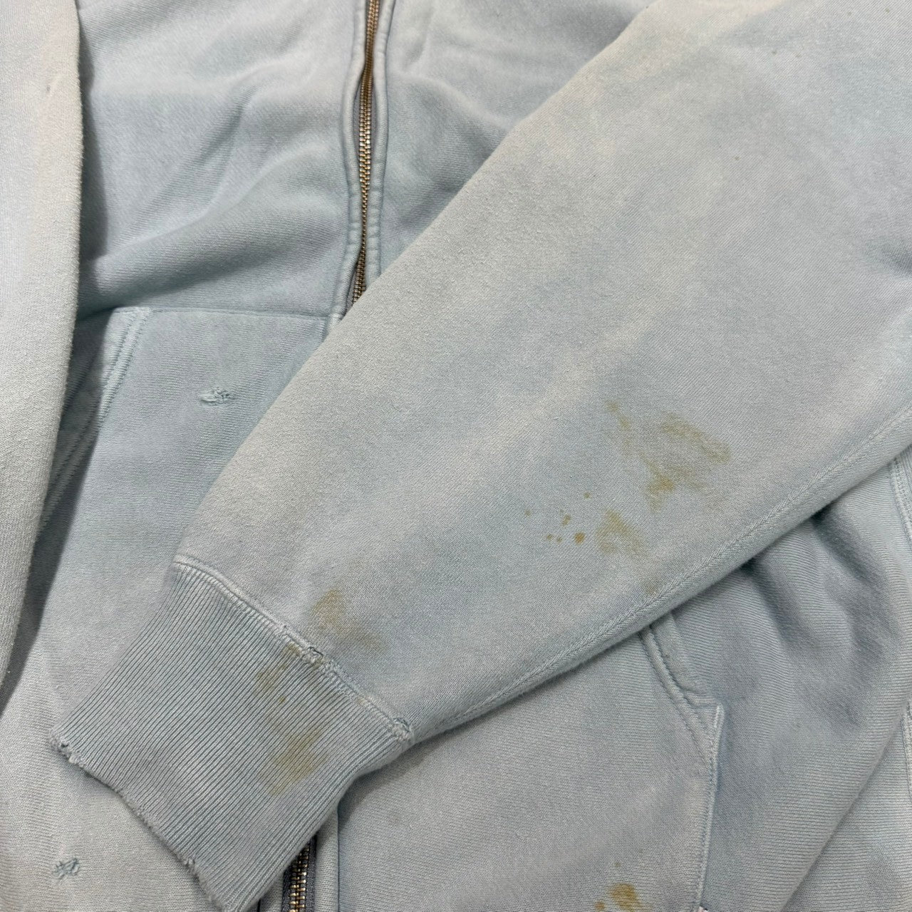 SUGARHILL シュガーヒル 24AW AGED ZIP-UP SWEAT SHIRT ダメージ加工 