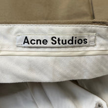 画像をギャラリービューアに読み込む, Acne Studios アクネストゥディオズ STAN T SATIN PSS15 スリムチノパンツ 50 ベージュ 3527
