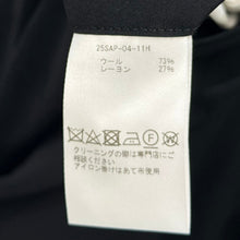 Load image into Gallery viewer, A.PRESSE アプレッセ 25SS Wool Rayon Wide Trousers ウールレーヨンワイドスラックスパンツ 25SAP-04-11H 1 ブラック 15766
