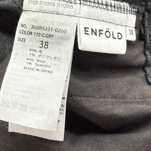 画像をギャラリービューアに読み込む, ENFOLD エンフォルド 18SS ウールワイドイージーパンツ 300BS231-0260 14591
