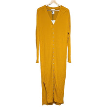 画像をギャラリービューアに読み込む, LEMAIRE ルメール CARDIGAN DRESS カーディガンドレスニットワンピース M イエロー KN300 LK077 3448
