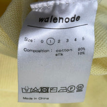 Load image into Gallery viewer, walenode ウェルノード Fine silk cotton Skipper knitwear コットンシルクスキッパーニットカットソー wn21-10ss100-kw 13768
