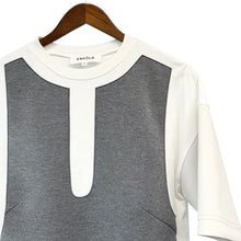 Load image into Gallery viewer, ENFOLD エンフォルド 21AW クラシック天竺カッティングTシャツ 300EA280-2160 38 ホワイト 14563
