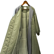 이미지를 갤러리 뷰어에 로드 , ENFOLD エンフォルド 20AW MIX FARIC COAT ナイロン切替コート 300DA230-0730 36 カーキ R14609
