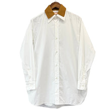 画像をギャラリービューアに読み込む, PLAN C プランシー つけ襟オーバーサイズコットンポプリンシャツ 36 ホワイト 14688
