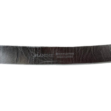 Lade das Bild in den Galerie-Viewer, BLAMINK ブラミンク P GENUINE JAMALE BELT メタリックシルバーレザーベルト
