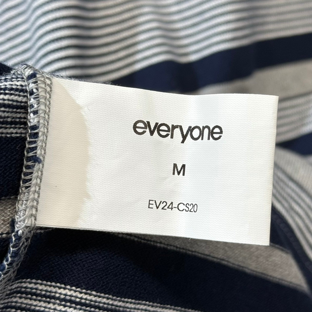 everyone エブリワン 24SS border long sleeve tee shirt ボーダー 