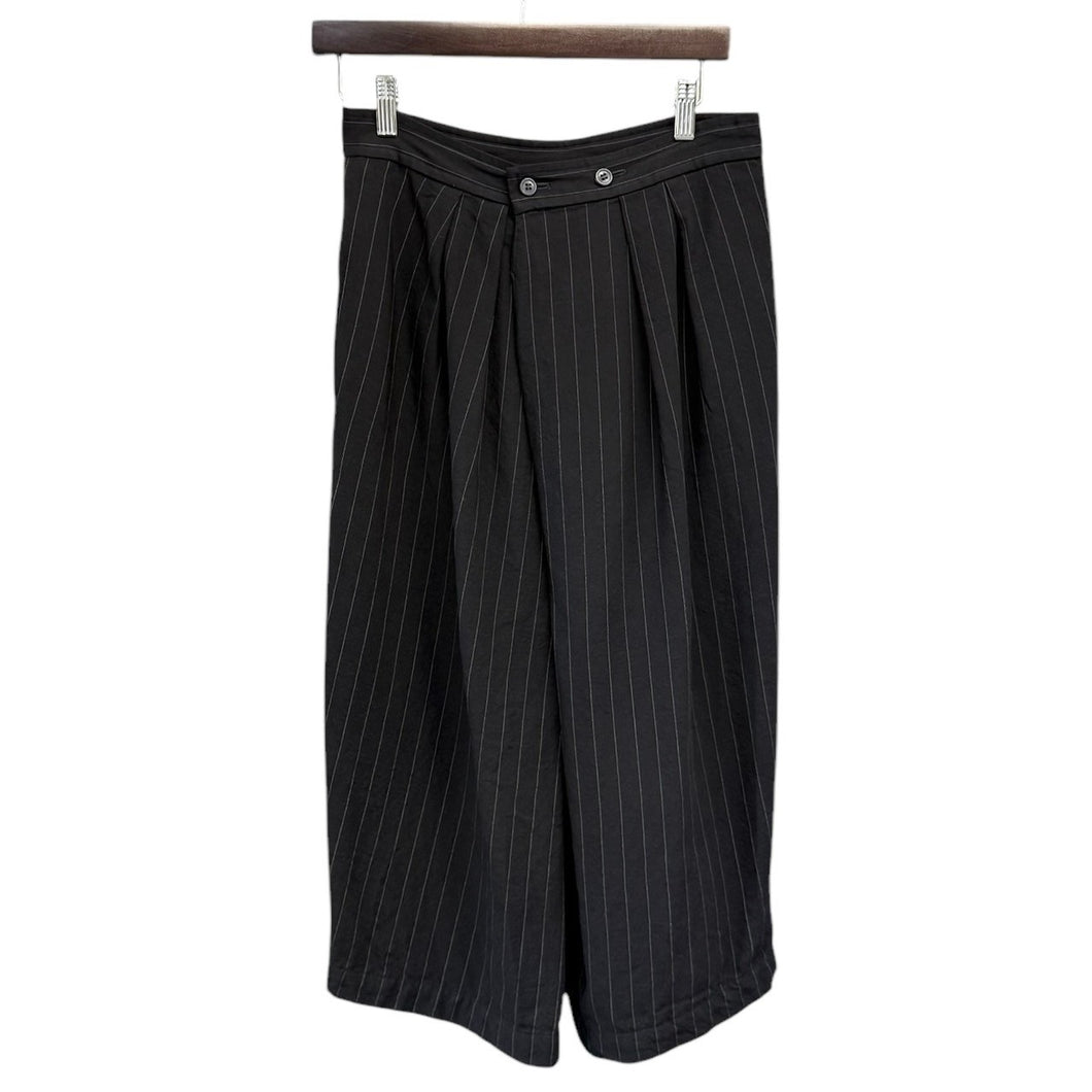 COMME de GARCONS COMME des GARCONS コムコム コムデギャルソン 16SS タックデザインストライプワイドハーフパンツ RQ-P011 13895