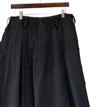 Lade das Bild in den Galerie-Viewer, S'YTE by yohji yamamoto サイト ヨウジヤマモト COTTON DRILL CUT-OUT SAROUEL PANTS サルエルパンツ UT-P05-011 3 ブラック 15816
