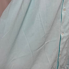 이미지를 갤러리 뷰어에 로드 , seya セヤ 23SS SHAHNAMEH SHIRT IN TURQUOISE SWEET TWILL タックデザインブラウス シャツ
