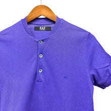 Lade das Bild in den Galerie-Viewer, RAF BY RAF SIMONS ラフバイラフシモンズ 09SS ポロシャツ XS パープル 15484
