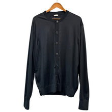 画像をギャラリービューアに読み込む, PURLAM プラム 26SS WOOL High-gauge TENJIKU Crewneck L/S Cardigan カーディガン PU126-MCD03 4 ブラック 15862
