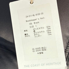 이미지를 갤러리 뷰어에 로드 , HERILL ヘリル 24AW Wood chopper's Vest ダウンベスト 24-011-HL-8150-30 1 ブラック 15494
