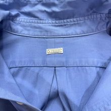 Lade das Bild in den Galerie-Viewer, A.PRESSE アプレッセ 24SS Double Weave TwillRegular Collar Shirt 反応染レギュラーカラーシャツ 3 ブルー 24SAP-02-03H 15040
