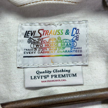 画像をギャラリービューアに読み込む, Levi&#39;s リーバイス PRIDE COLLECTION RAINBOW RODEO ウエスタントラッカージャケット L アイボリー 14893
