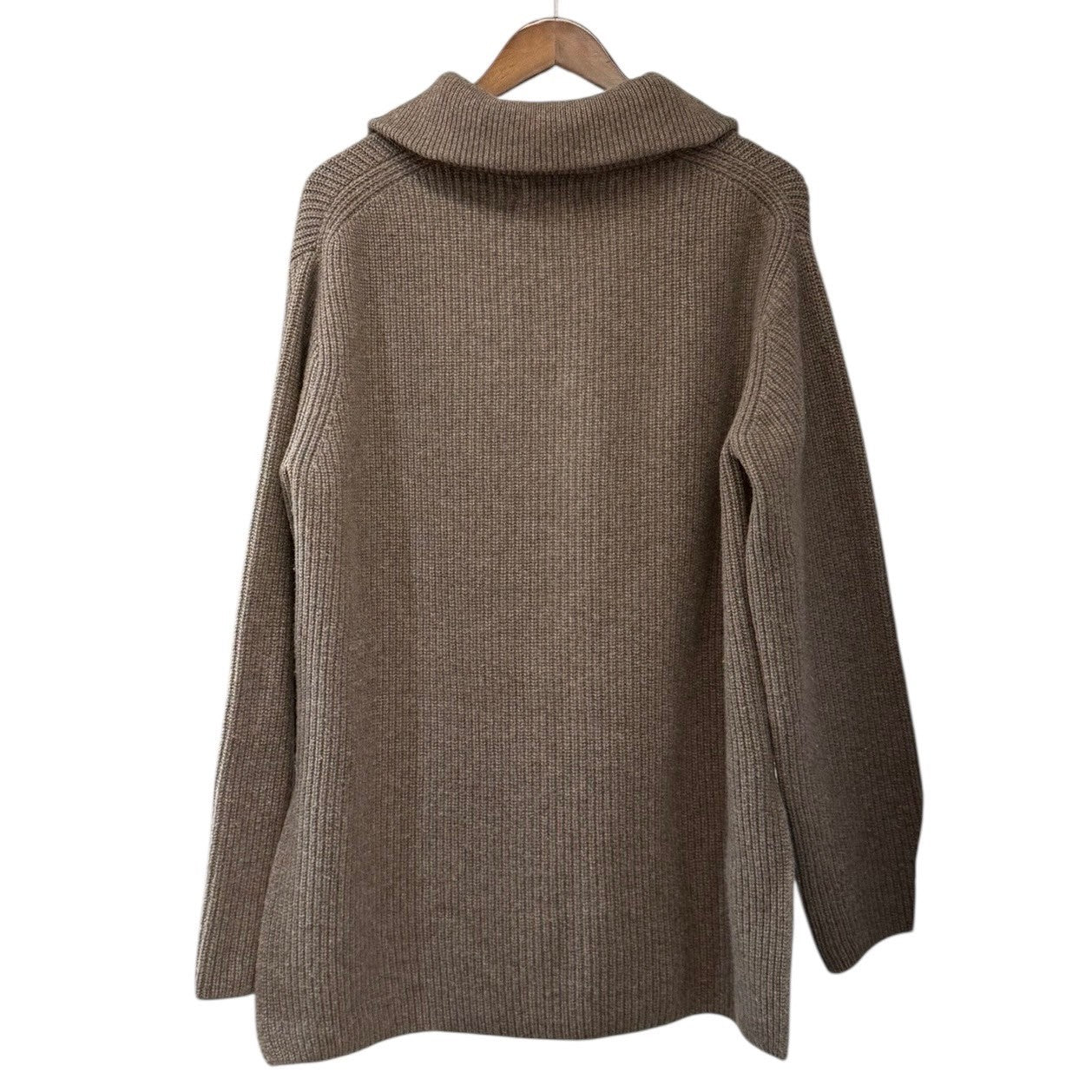 이미지를 갤러리 뷰어에 로드 , ATON エイトン CASHMERE WOOL HALF ZIP PULLOVER カシミヤウールハーフジップニット 2 キャメル KRAGNW0917 R14450