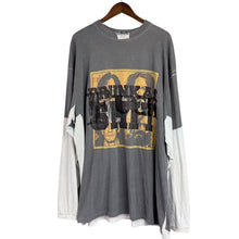 将图片加载到图库查看器，VETEMENTS ヴェトモン 18AW FUCK TEE 転写プリントオーバーサイズ長袖カットソー UAH19TR326 S グレー 15431

