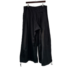 画像をギャラリービューアに読み込む, S'YTE by yohji yamamoto サイト ヨウジヤマモト COTTON DRILL CUT-OUT BALLOON PANTS バルーンパンツ UT-P06-011 3 ブラック 15817
