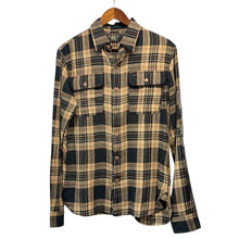 Load image into Gallery viewer, RRL ダブルアールエル 26SS GREYSON WS LONG SLEEVE SPORT SHIRT コットンリネンチェックシャツ S ブラウン 15394
