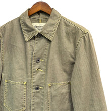 이미지를 갤러리 뷰어에 로드 , RRL ダブルアールエル 23SS リネンコットンワークジャケット R51-RE S カーキ 15059
