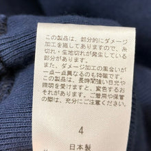 画像をギャラリービューアに読み込む, A.PRESSE アプレッセ 26SS Vintage Half Zip Rib Collar Sweatshirt ヴィンテージ加工ハーフジップスウェット 26SAP-05-11 4 ネイビー 15182
