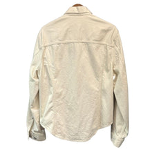 画像をギャラリービューアに読み込む, KURO クロ オーバーサイズデニムシャツジャケット 1 アイボリー 15214
