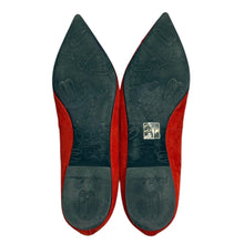 画像をギャラリービューアに読み込む, Pretty Ballerinas プリティバレリーナ スクエアバックルフラットシューズ パンプス レッド 15194
