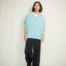 이미지를 갤러리 뷰어에 로드 , suzuki takayuki スズキタカユキ 21SS over shirt レーヨンシルク半袖シャツ S212-09 14123
