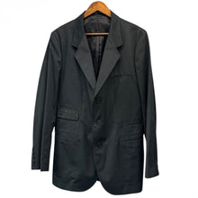 Lade das Bild in den Galerie-Viewer, Y's for men ワイズフォーメン T/C TWILL 3-BUTTONS JACKET コットン3Bテーラードジャケット MO-J04-900 2 ブラック 15274
