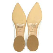 이미지를 갤러리 뷰어에 로드 , Maison Margiela メゾンマルジェラ 20SS ポインテッドトゥバレリーナパンプス S58WR0037 36 ホワイト 14921

