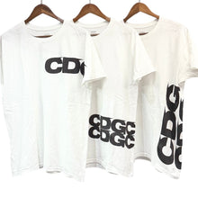 画像をギャラリービューアに読み込む, CDG×HANES コムデギャルソン ヘインズ 3 TAGLESS T-SHIRTS 3枚セットプリントTシャツ L ホワイト 14982 14983 14984
