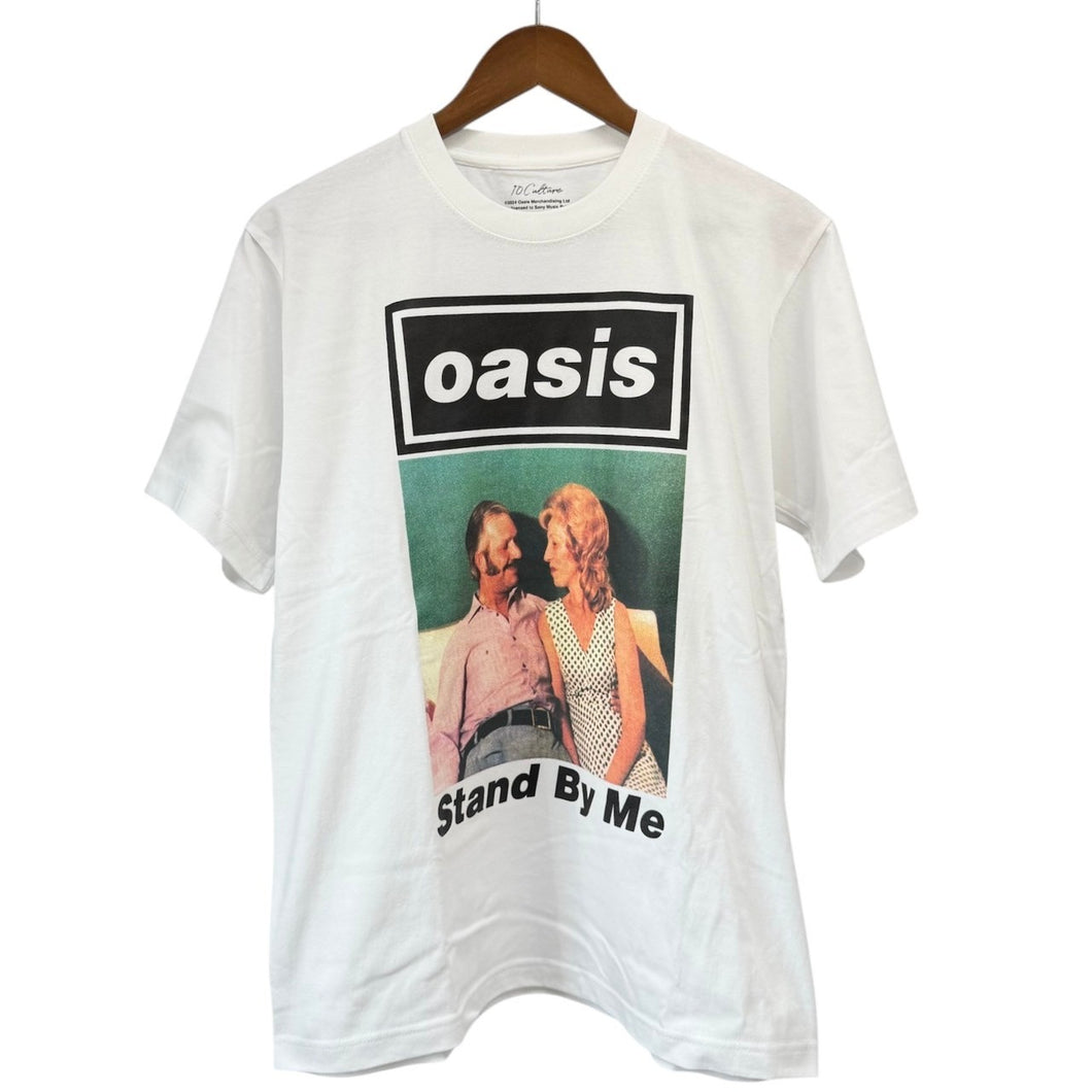 oasis×10Culture×ADAM ET ROPE オアシス テンカルチャー アダムエロペ 30th Anniversary STAND BY ME プリントTシャツ M ホワイト R14676