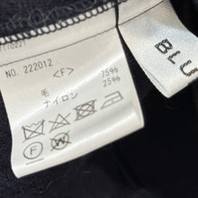 Lade das Bild in den Galerie-Viewer, BLUELEA ブルレア ウールナイロンノーカラーブルゾン F ネイビー 222012 14944
