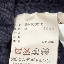 이미지를 갤러리 뷰어에 로드 , JUNYA WATANABE ジュンヤワタナベ 90's コットンクルーネックニット AD1998 JN-100010 ネイビー 15001
