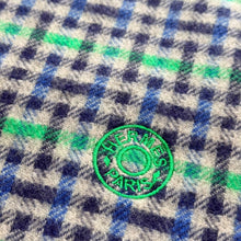 画像をギャラリービューアに読み込む, HERMES エルメス Hエコセ・レクトヴェルソ カシミヤマフラー グリーン 15418
