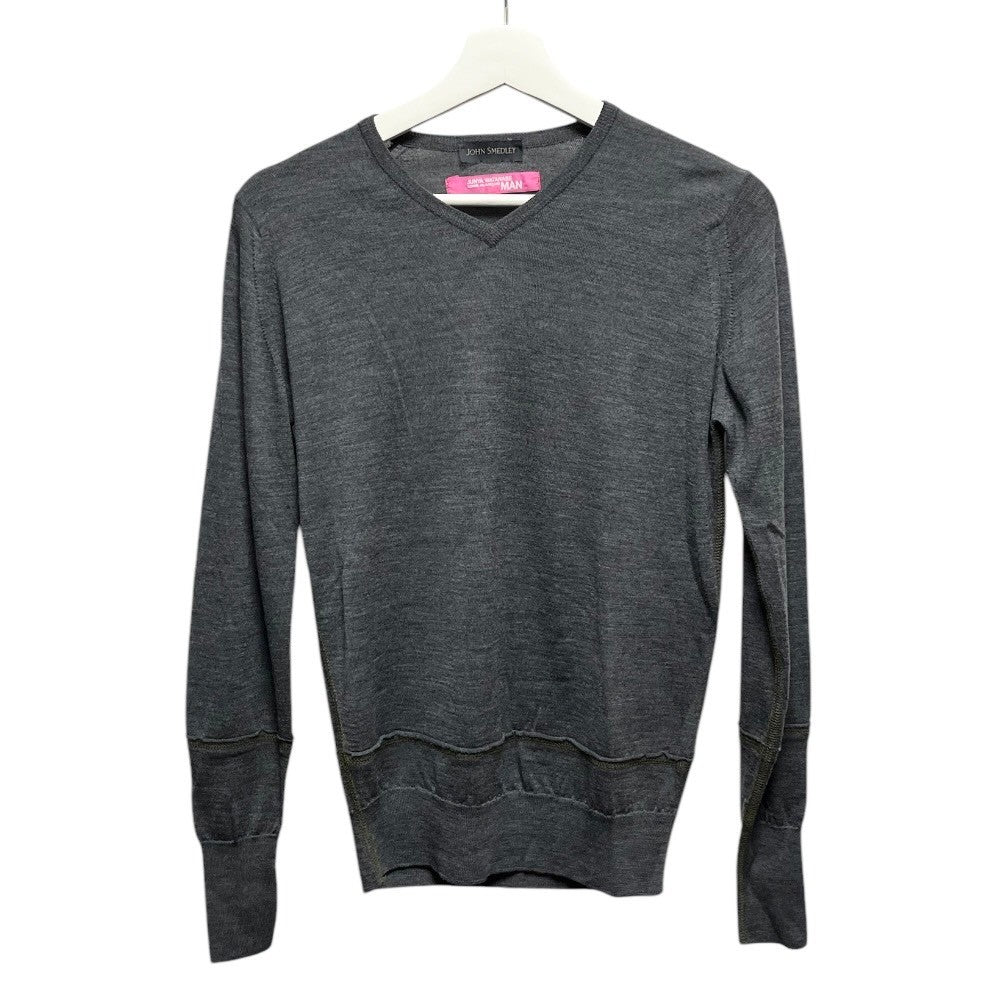 JUNYA WATANABE MAN PINK×JOHN SMEDLEY ジュンヤワタナベ ジョンスメドレー 12SS Vネックニットセーター UI-T005 13882