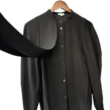 이미지를 갤러리 뷰어에 로드 , ENFOLD エンフォルド 23SS RAMDOM SLIT BLOUSE ランダムスリットシャツ 300GS230-0230 38 ブラック 14802
