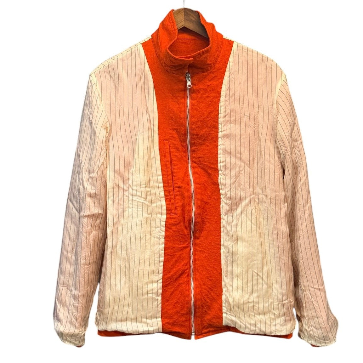 khoki ウール　リバーシブル ジャケット KHOKI コッキ 24AW Washed wool zip up jacket リバーシブルウール