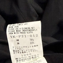 Lade das Bild in den Galerie-Viewer, Y's ワイズ 26SS COTTON FLAX GABARDINE OVERALL コットンリネンオーバーオール YK-P21-012 2 ブラック 15166
