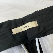 Load image into Gallery viewer, CELINE by Phoebe Philo セリーヌ フィービーファイロ センタープレスレーヨンスラックスパンツ 2 1S35 219A
