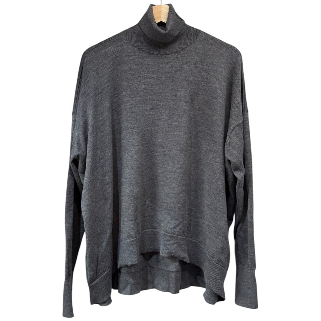 ENFOLD エンフォルド 21AW ハイネックプルオーバーニットセーター 300EA270-1540 38 グレー 14545
