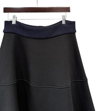 이미지를 갤러리 뷰어에 로드 , MARNI マルニ 21AW リブニット切替フレアスカート 40 ブラック R14634
