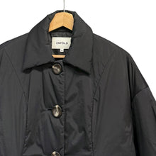 Load image into Gallery viewer, ENFOLD エンフォルド 24SS PANEL PADDED-COAT 中綿ジャケット 300HS230-0010 38 ブラック 15026
